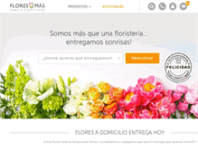 Tablet Screenshot of floresymas.com